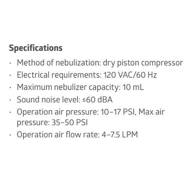 Pediatric Aeromist Buddies Nebulizer Compressors and Accessories