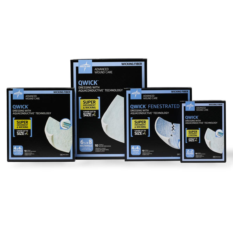 Qwick Nonadhesive Superabsorbent Wound Dressings