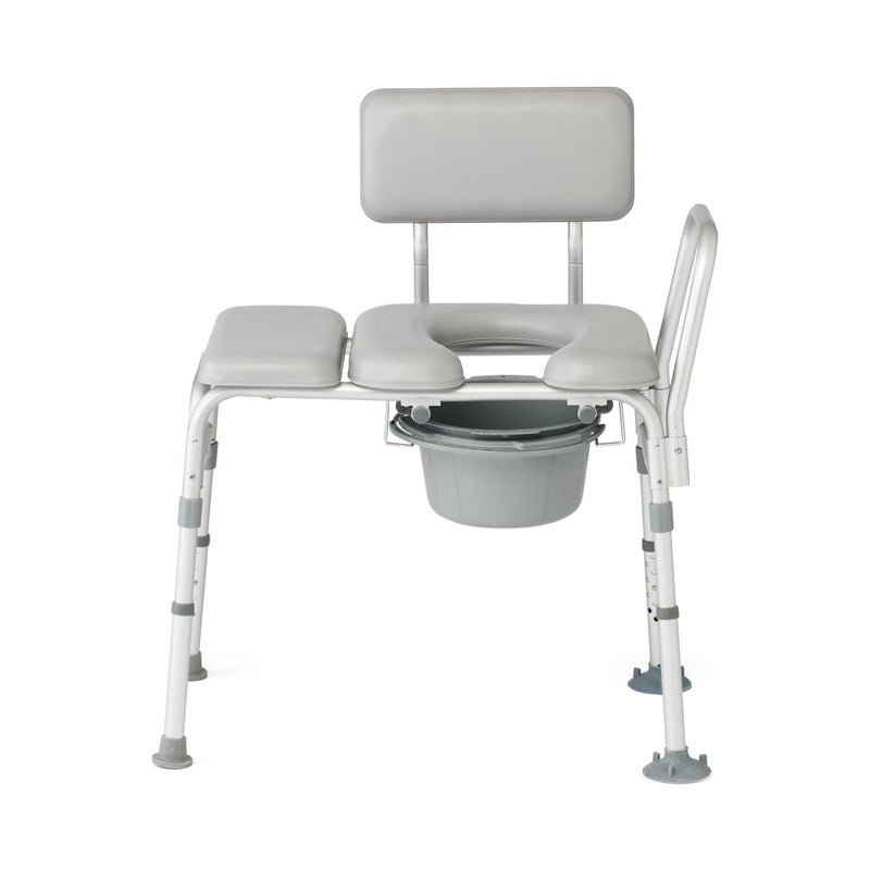 Medline Combination Transfer Bench and Commode 400lb