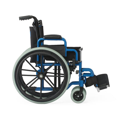 Wide Kidz Pediatric Wheelchair with Telescoping Handles