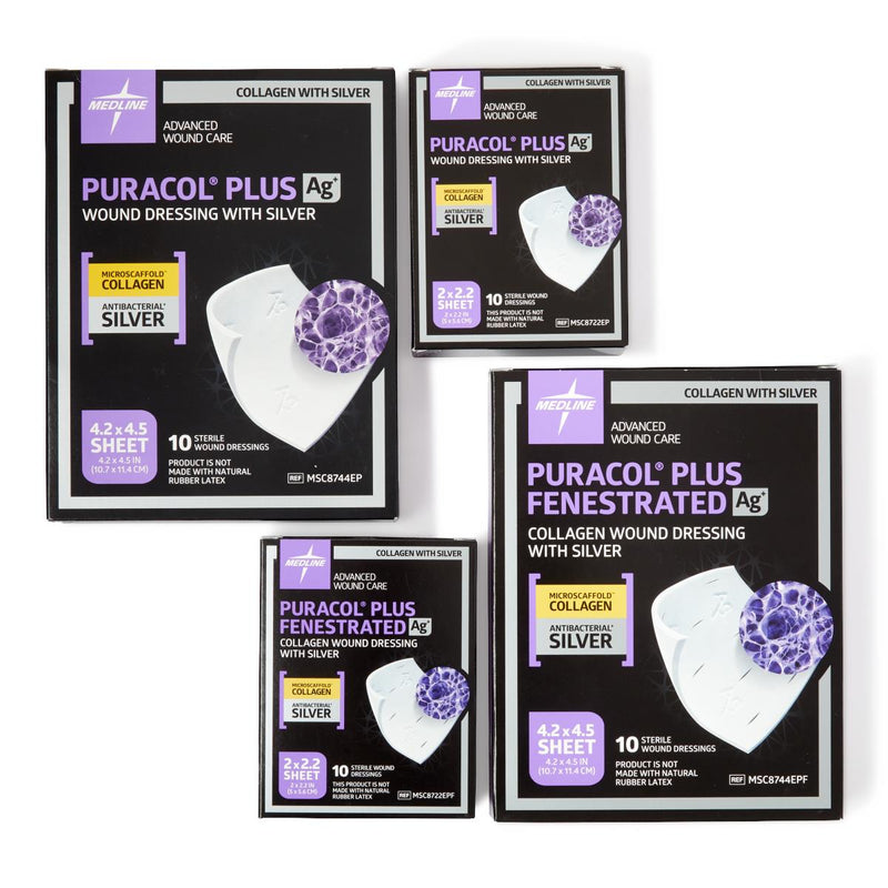Puracol Plus AG+ Collagen Wound Dressings with Silver