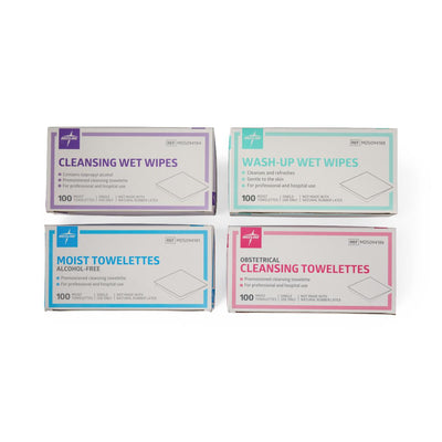 Medline Obstetrical Cleaning Towelettes 100ct