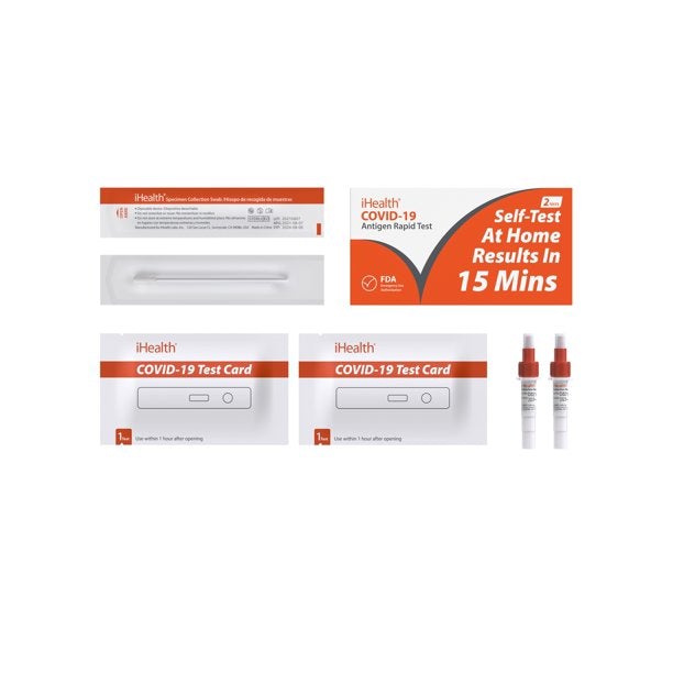 iHealth COVID-19 Antigen Rapid Test 2pack
